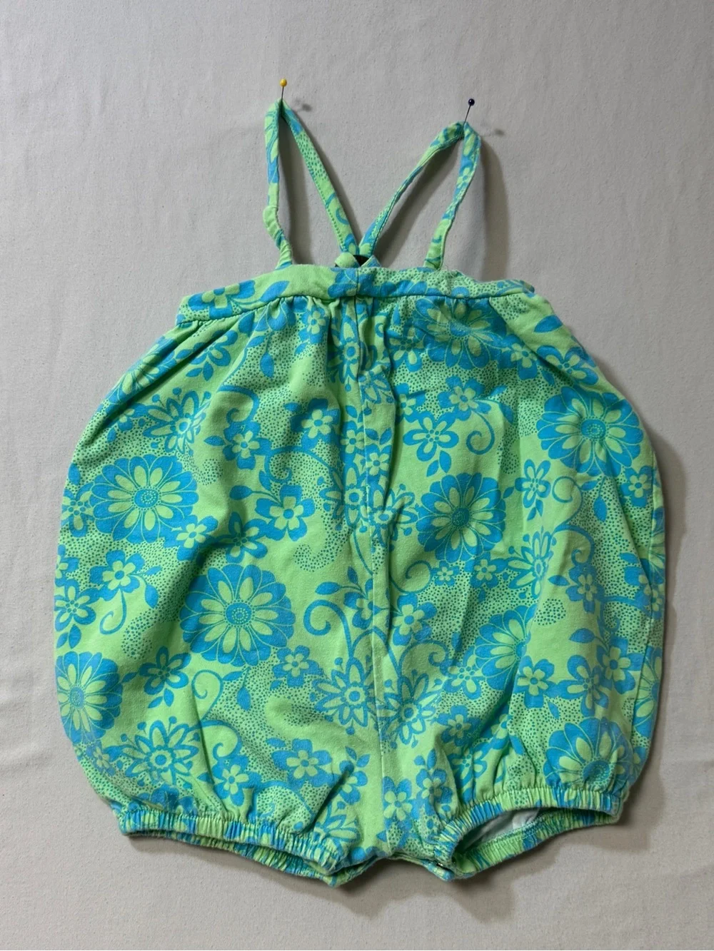 Jumpsuit Romper Baby Girl Toddler 18 Months Green Blue Sleeveless Outfit Summer